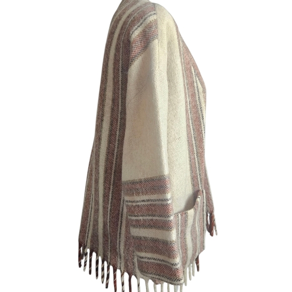 Rynning & Ihlen Handwoven In Norway Wool Shrug Cardigan Size M/L Lagenlook Boho - Picture 2 of 11